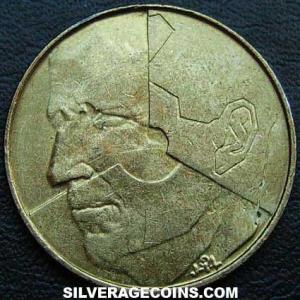 1993 Baudouin Belgian 5 Francs (French) (Obverse)