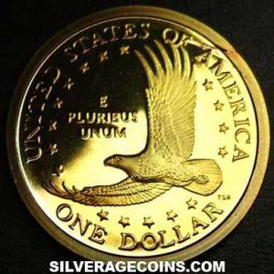 2006 S Proof United States "Sacagawea" Dollar (Reverse)