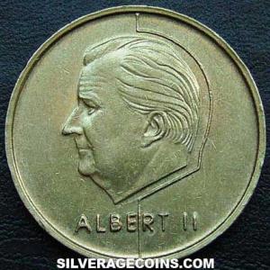 1994 Albert II Belgian 5 Francs (French) (Obverse)