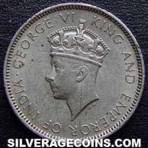1937 George VI Hong Kong 10 Cents (Obverse)