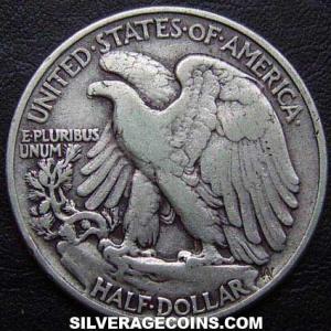 1946 United States "Walking Liberty" Silver Half Dollar (Reverse)