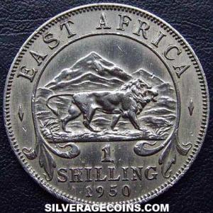 1950 George VI East African Shilling (Reverse)