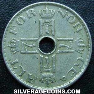 1949 Haakon VII Norwegian 50 Øre (Obverse)