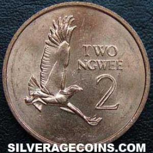1983 Zambian 2 Ngwee (Reverse)