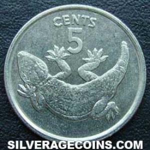 1979 Kiribati 5 Cents (Reverse)
