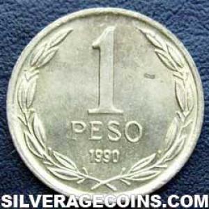 1990 Chilean Peso (Reverse)
