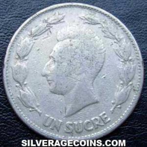 1946 Ecuadorian Sucre (Reverse)