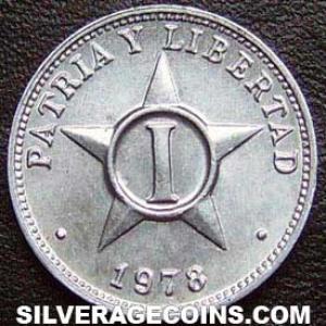 1978 Cuban Centavo (Reverse)