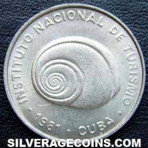 1981 thin 5 Cuban 5 Centavos (Visitor's coinage) (Obverse)