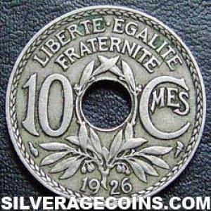 1926 French 10 Centimes (Reverse)