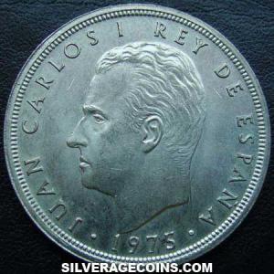 1975 (76) Juan Carlos I Spanish 50 Pesetas (Obverse)
