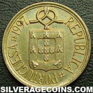 1997 Portuguese 1 Escudo (Obverse)
