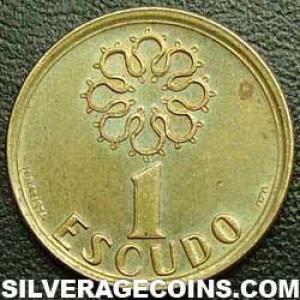 1997 Portuguese 1 Escudo (Reverse)