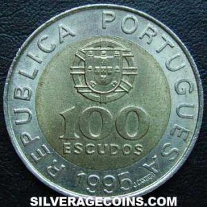 1995 Portuguese 100 Escudos (F.A.O.) (Obverse)
