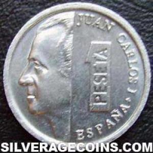 1993 Juan Carlos I Spanish Peseta (Obverse)