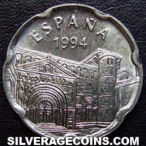 1994 Juan Carlos I Spanish 50 Pesetas (Cantabria) (Obverse)