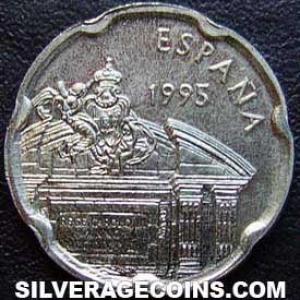 1995 Juan Carlos I Spanish 50 Pesetas (Madrid) (Obverse)