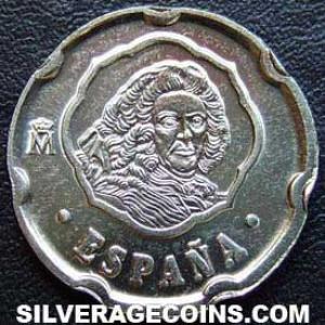 1996 Juan Carlos I Spanish 50 Pesetas (Philip V) (Obverse)