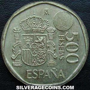 1993 Juan Carlos I Spanish 500 Pesetas (Reverse)