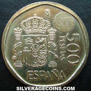 1997 Juan Carlos I Spanish 500 Pesetas (Reverse)