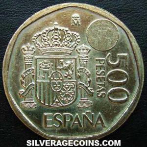 1999 Juan Carlos I Spanish 500 Pesetas (Reverse)