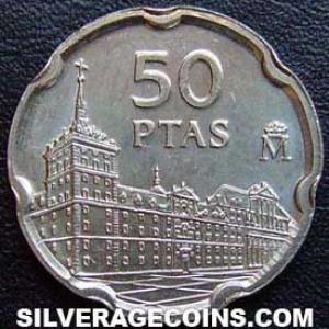 1997 Juan Carlos I Spanish 50 Pesetas (Juan de Herrera) (Reverse)