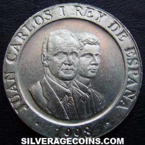 1998 Juan Carlos I Spanish 200 Pesetas (Obverse)
