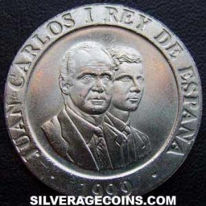 1999 Juan Carlos I Spanish 200 Pesetas (Obverse)