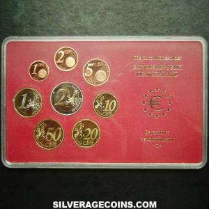 2003 D (8) Proof German Euro Set (Cased) (Reverse)