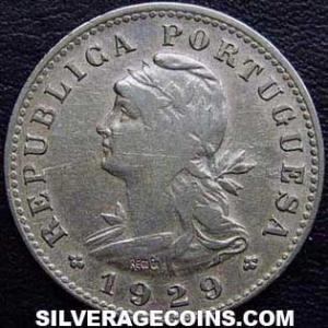 1929 Santomean 20 Centavos (Obverse)