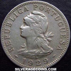 1929 Santomean 50 Centavos (Obverse)