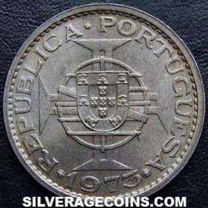 1973 Guinea-Bissau 5 Escudos (Obverse)