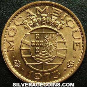 1973 Mozambican Bronze Escudo (Obverse)