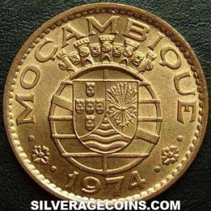 1974 Mozambican Bronze Escudo (Obverse)