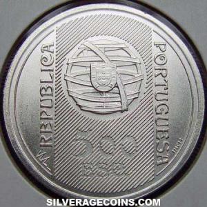 ND (1996) Portuguese Silver 500 Escudos (Banco de Portugal) (Obverse)
