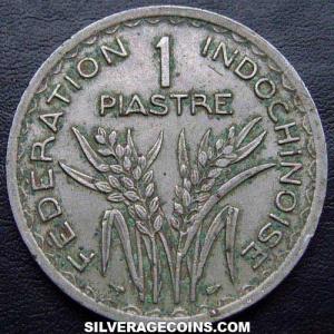 1947 (a) French Indochina Piastre (Reverse)