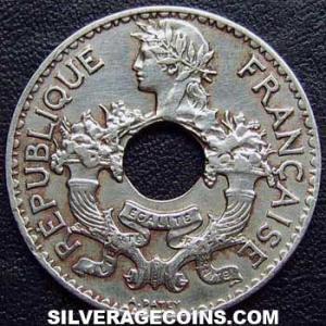 1938 (a) French Indochina 5 Cents (Obverse)