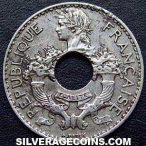 1939 (a) French Indochina 5 Cents (Obverse)