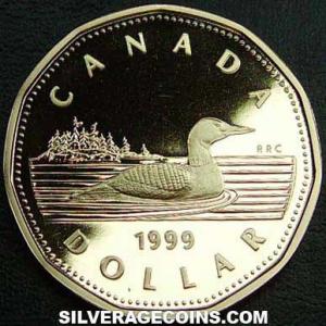 1999 Elizabeth II Canadian Dollar (Reverse)