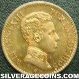1906 (6) SL-V Alfonso XIII Spanish Bronze Cent (Obverse)