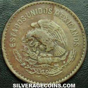 1945 Mo Mexican Bronze 5 Centavos (Obverse)