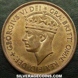 1945 George VI Jersey Bronze 1/12 Shilling (Liberation) (Obverse)
