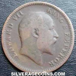 1903 (c) Edward VII British India Quarter Anna (Reverse)