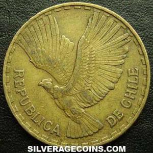 1964 Chilean 10 Centesimos (Obverse)