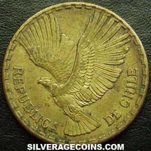 1965 Chilean 10 Centesimos (Obverse)