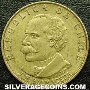 1971 Chilean 20 Centesimos (Obverse)