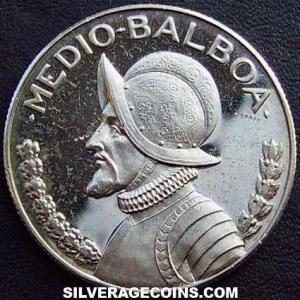 1973 Proof Panamanian Half Balboa (Reverse)