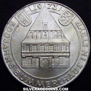 1973 Austrian Silver 50 Schillings (Bummerl House) (Reverse)
