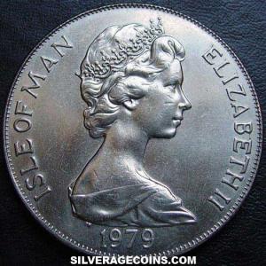 1979 Elizabeth II Manx Crown (Millennium of Tynwald) (Obverse)