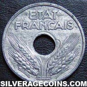 1941 French 10 Centimes (heavy) (Obverse)
